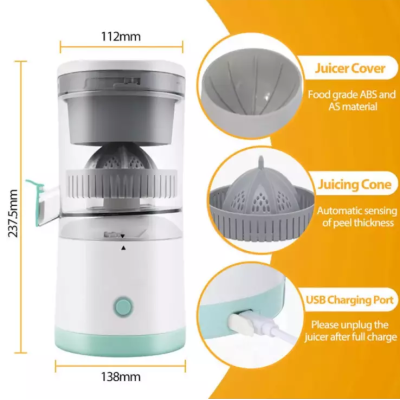 Electric Citrus Juicer Orange Juice Squeezer Press Machine Fruit Lemon Extractor