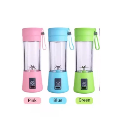 Portable & Rechargeable Battery Juice Blender380ml in Blue,Pink&Green usb charge