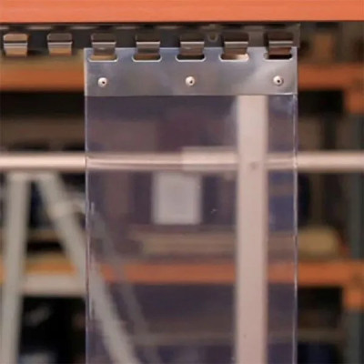 2mm thick x 200mm wide PVC Strip Curtain Set with Hanging rail 2mm thick x 200mm wide PVC Strip Curtain Set with Hanging rail