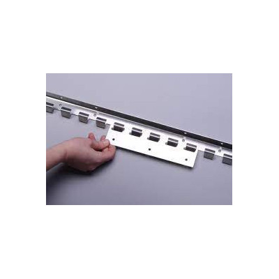 2mm thick x 300mm wide PVC Strip Curtain Set with Hanging rail