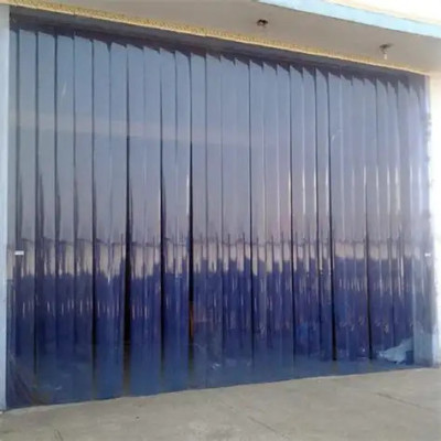 2mm thick x 300mm wide PVC Strip Curtain Set with Hanging rail