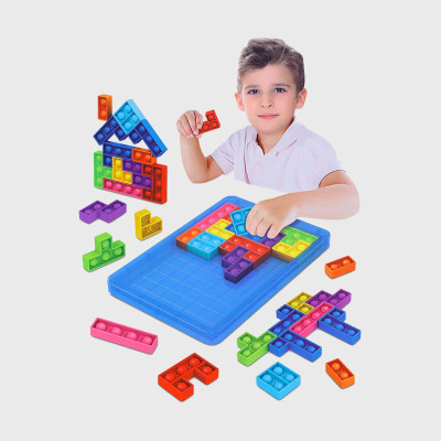 27 Piece Set Jumbo Pop Bubble Toy Building Block Game Puzzle with Tray Large 27 Piece Set Jumbo Pop Bubble Toy Building Block Game Puzzle with Tray Large