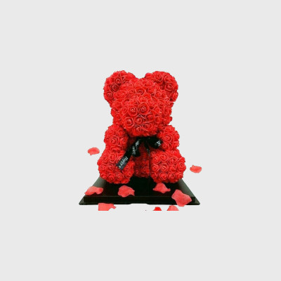 Rose Teddy Bear 40 CM Tall with Gift Box for all Occasions Rose Teddy Bear 40 CM Tall with Gift Box for all Occasions