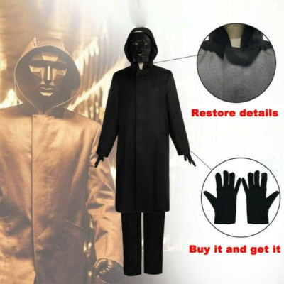 Squid Game Front Man Costumes Windbreaker Cosplay Unisex for Halloween Carnvial Squid Game Front Man Costumes Windbreaker Cosplay Unisex for Halloween Carnvial