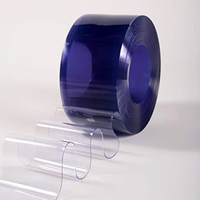 2mm thick x 200mm wide PVC Strip Curtain Set with Hanging rail