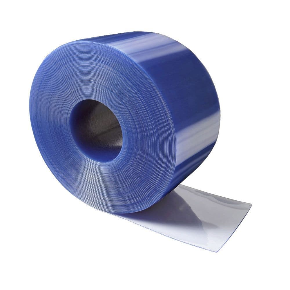 2mm thick x 300mm wide PVC Strip Curtain Set with Hanging rail